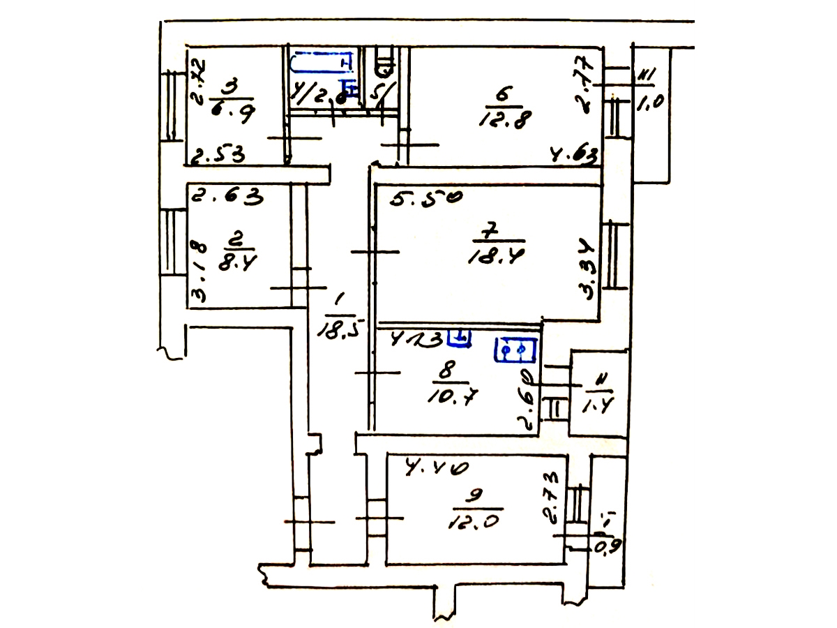 5-кім. квартира, Тернопіль