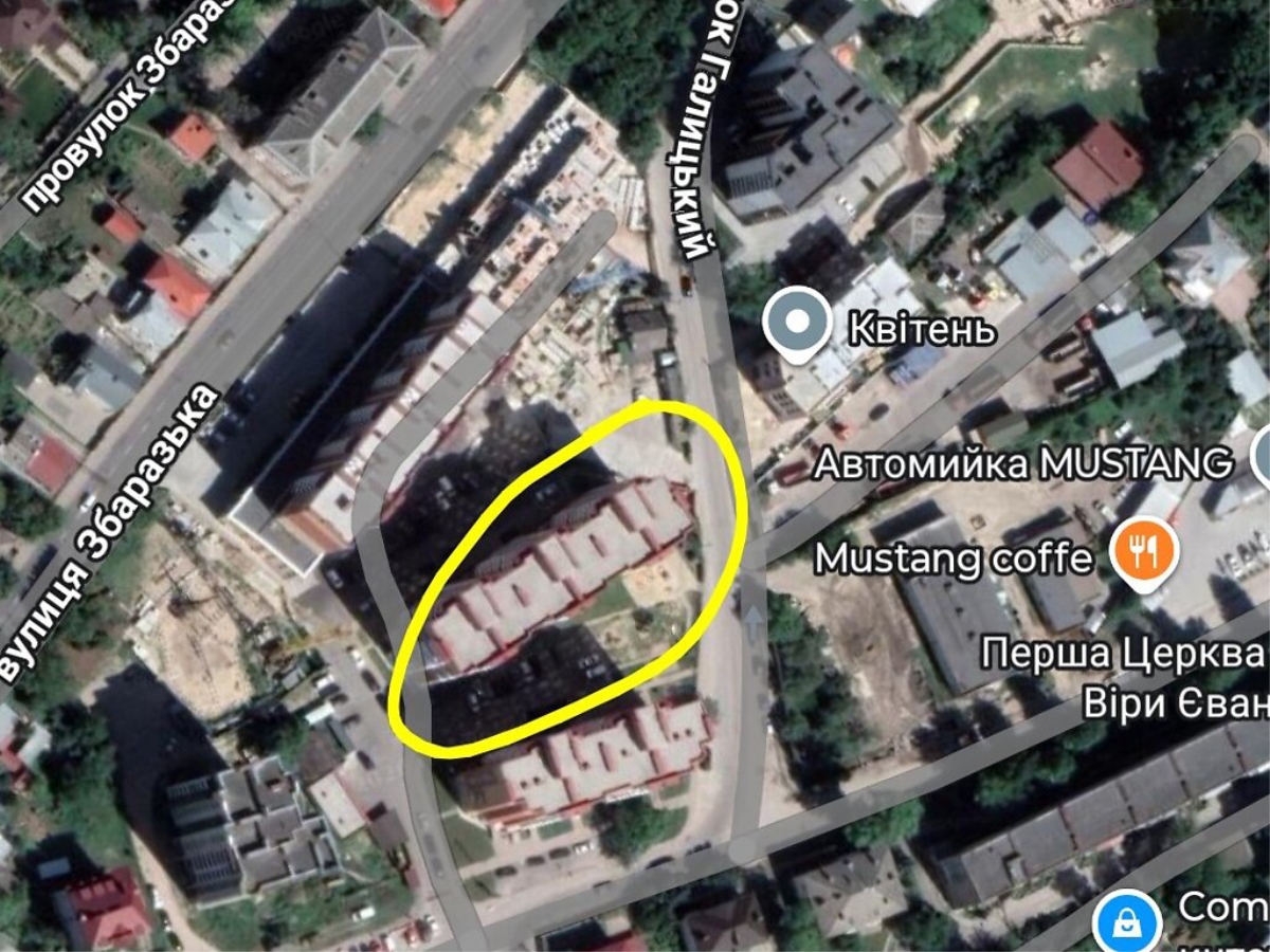 2-кім. квартира, Тернопіль, Шостий магазин, вул. Галицька