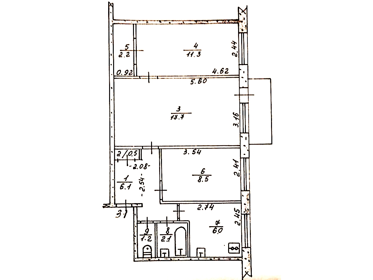 3-кім. квартира, Тернопіль, Східний, вул. Героїв Крут