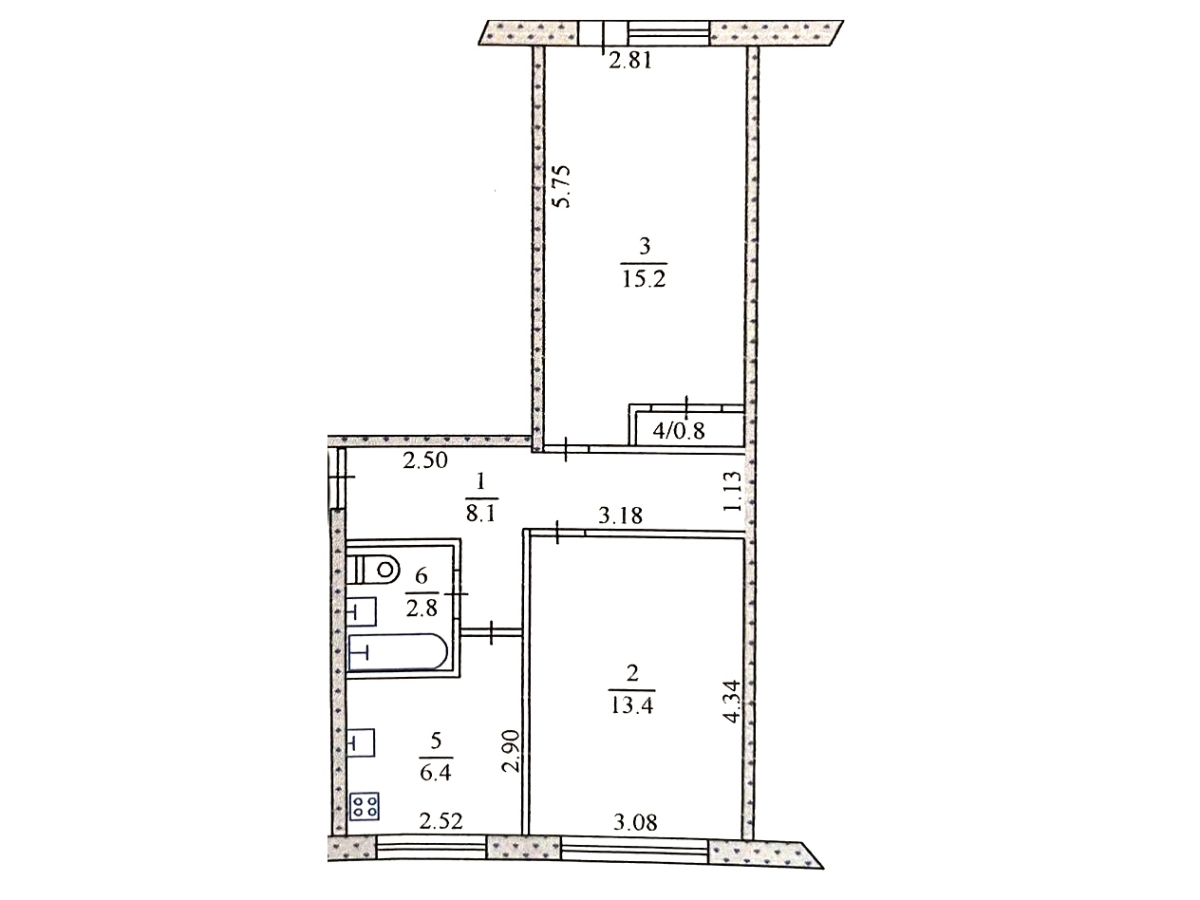 2-кім. квартира, Тернопіль, Східний, вул. Слівенська