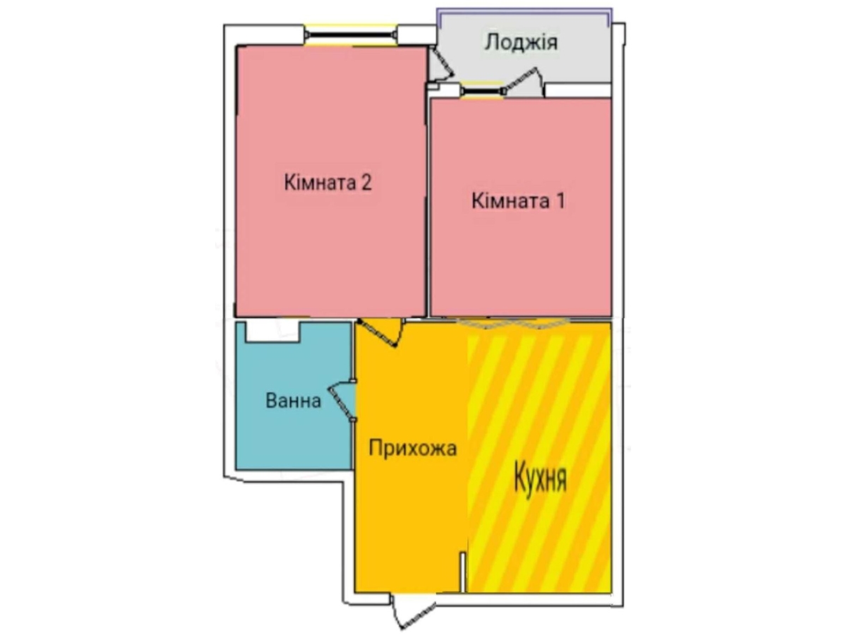 2-кім. квартира, Тернопіль, Північний, вул. Київська