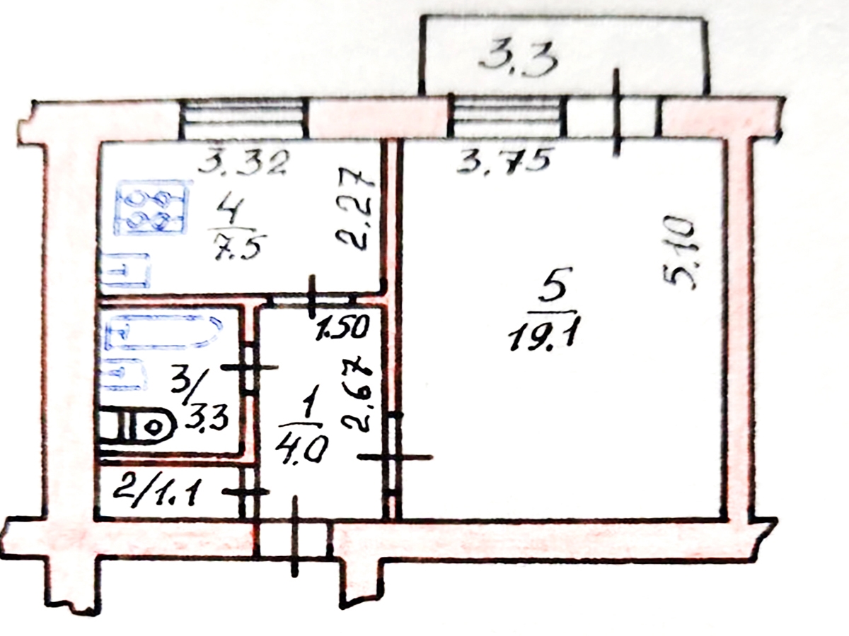 1-кім. квартира, Тернопіль, Бам, вул. Лепкого