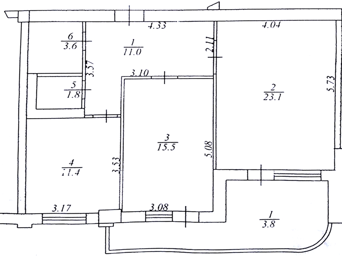 2-кім. квартира, Тернопіль, Новий світ, вул. Гнатюка
