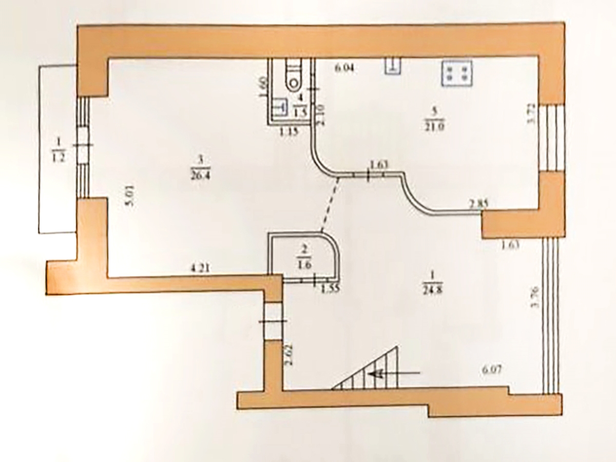 5-кім. квартира, Тернопіль, Старий парк, вул. Квітки Цісик (Ломоносова)