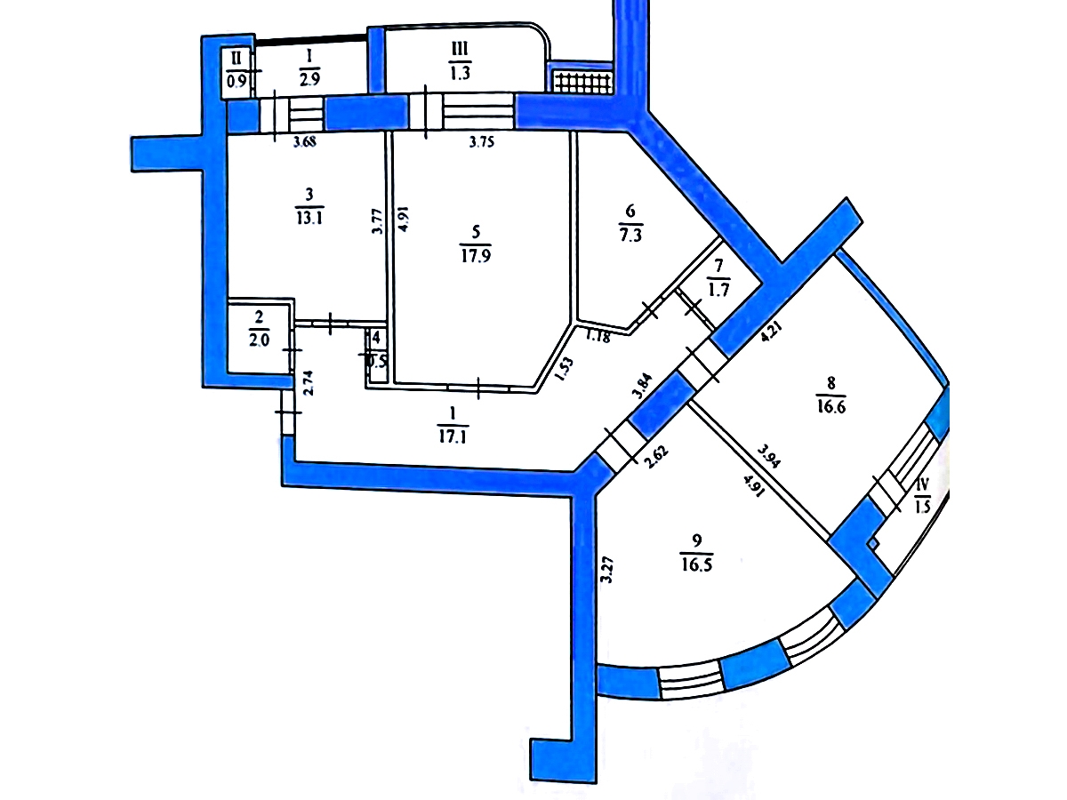3-кім. квартира, Тернопіль, Канада, вул. Коновальця
