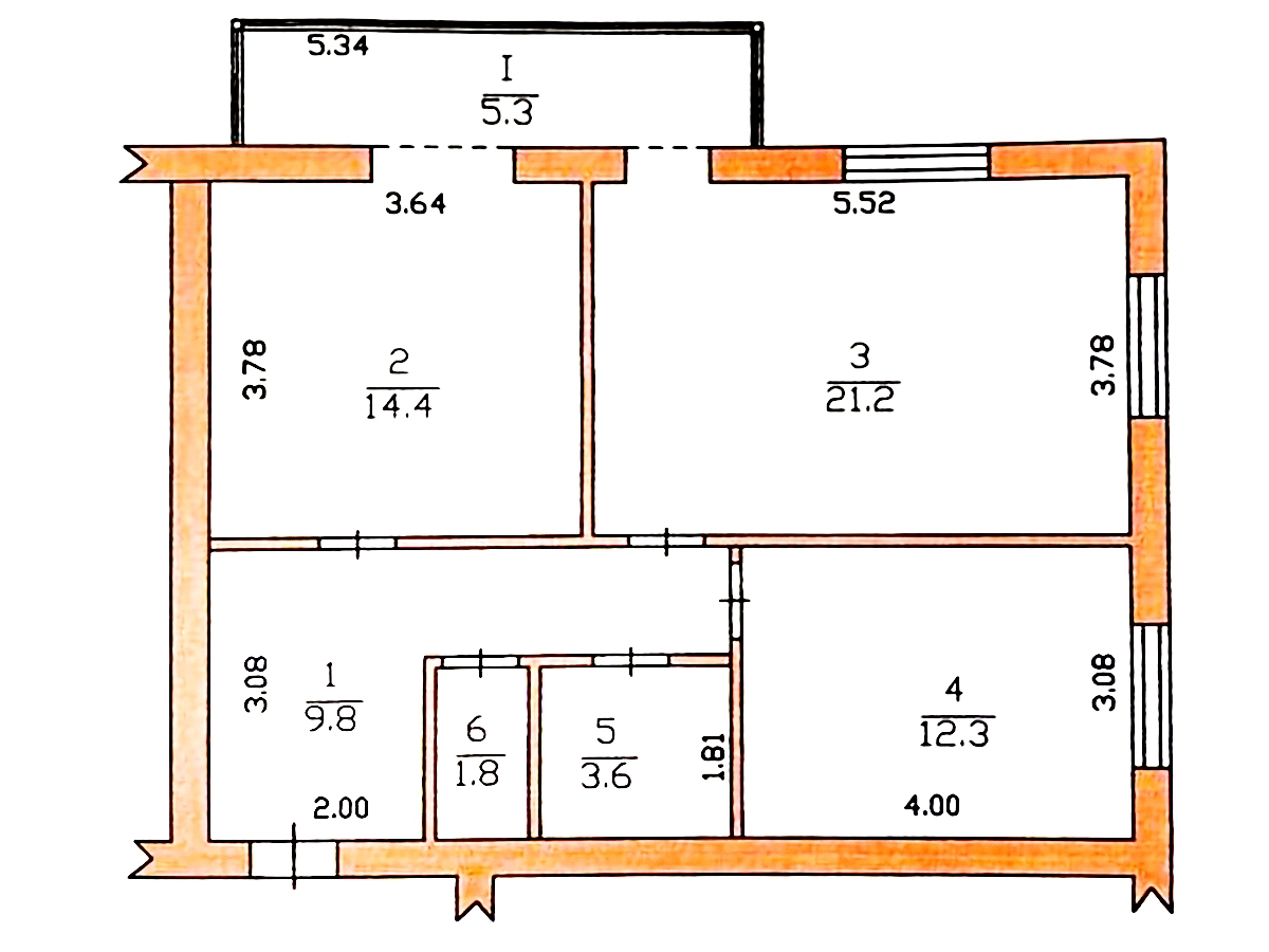 2-кім. квартира, Тернопіль, Східний, вул. Глиняна