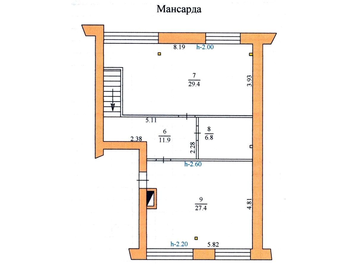 3-кім. квартира, Тернопіль, Старий парк, вул. Лисенка