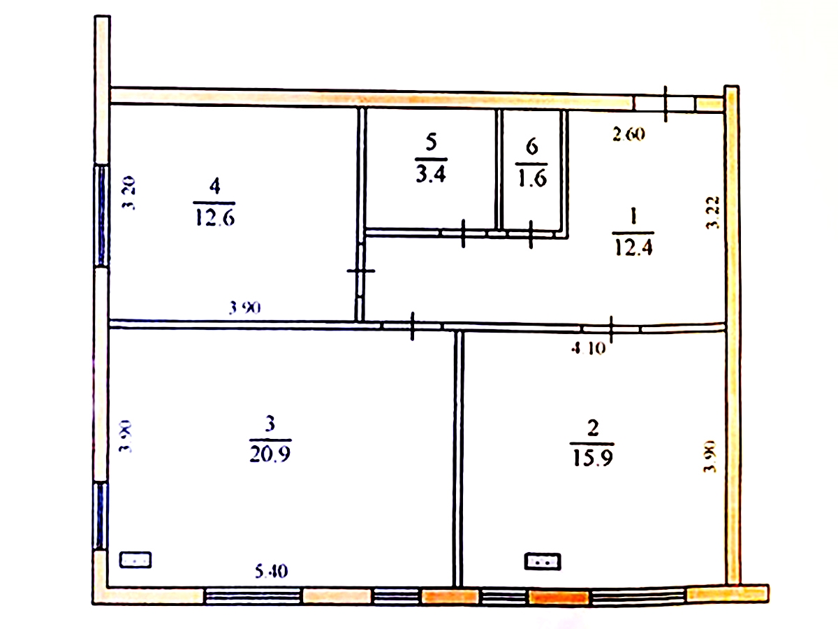 2-кім. квартира, Тернопіль, Центр, вул. Острозького