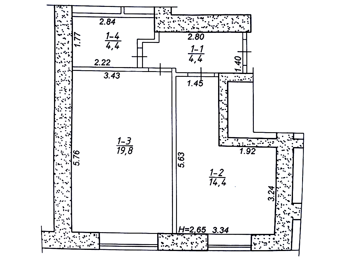 1-кім. квартира, Тернопіль, Дружба, пров. Цегельний