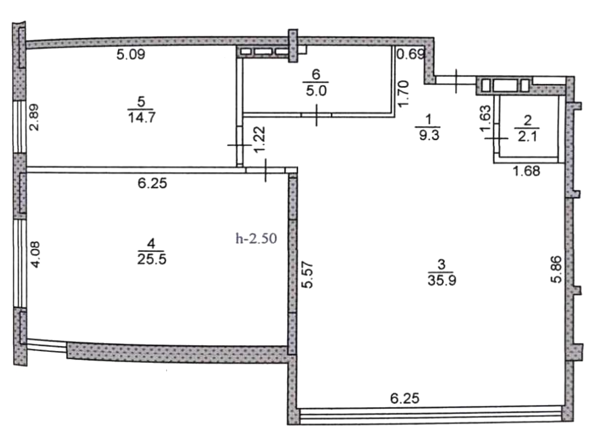 3-кім. квартира, Тернопіль, Східний, вул. Бандери