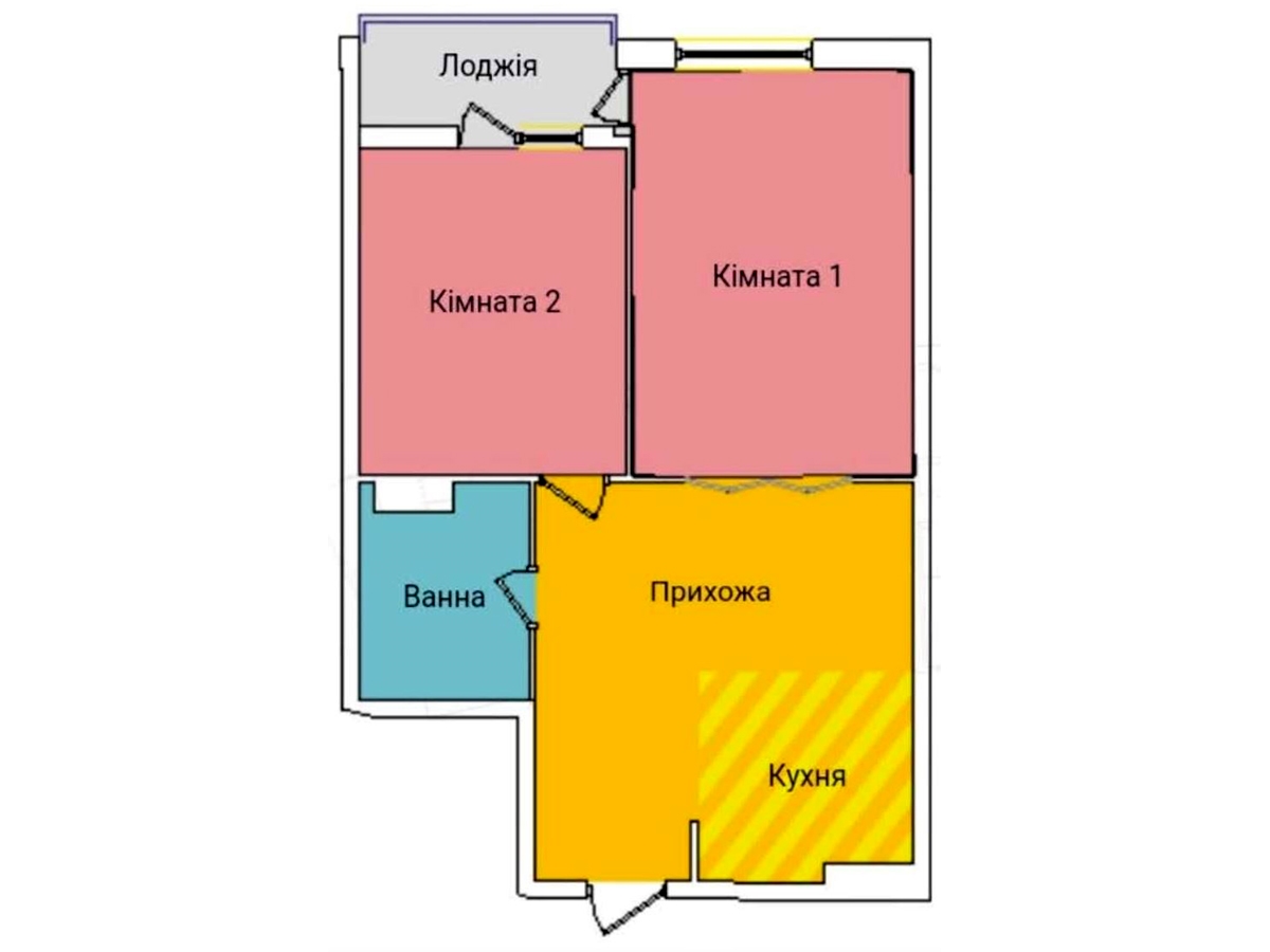 2-кім. квартира, Тернопіль, Північний, вул. Київська