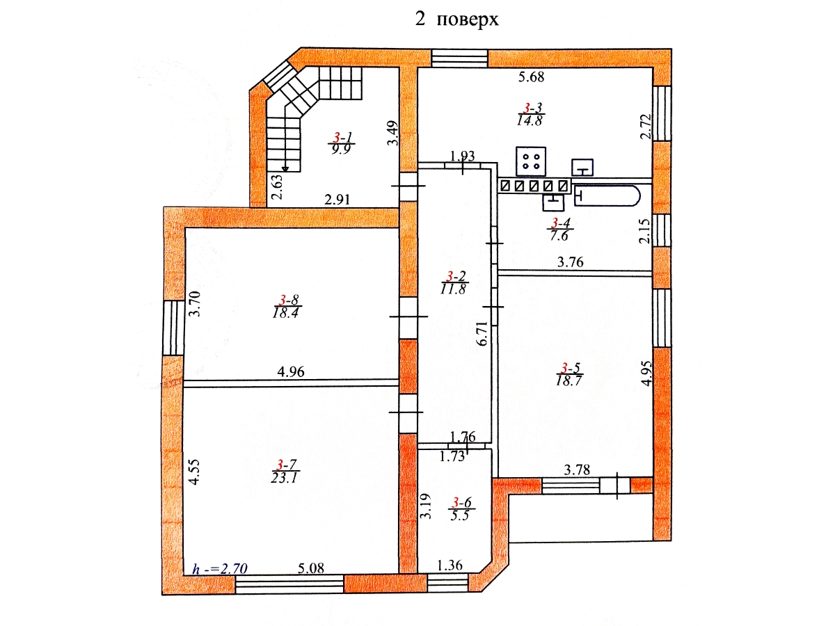 приватний будинок, Тернопіль, Кутківці, вул. Яблунева
