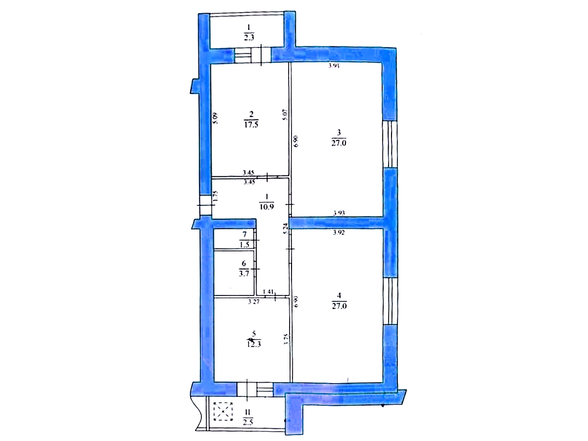 3-кім. квартира, Тернопіль, Дружба, вул. Львівська
