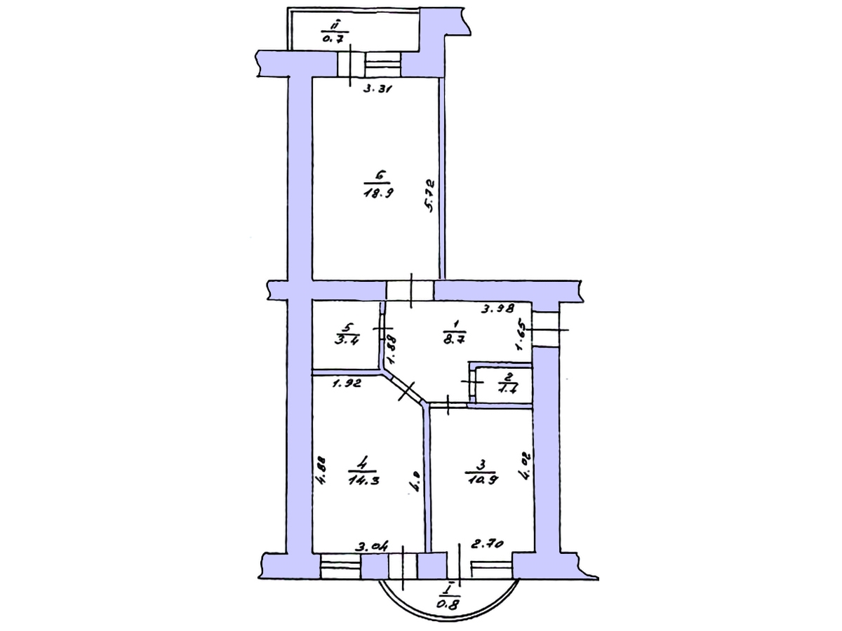 2-кім. квартира, Тернопіль, Новий світ, вул. Ділова