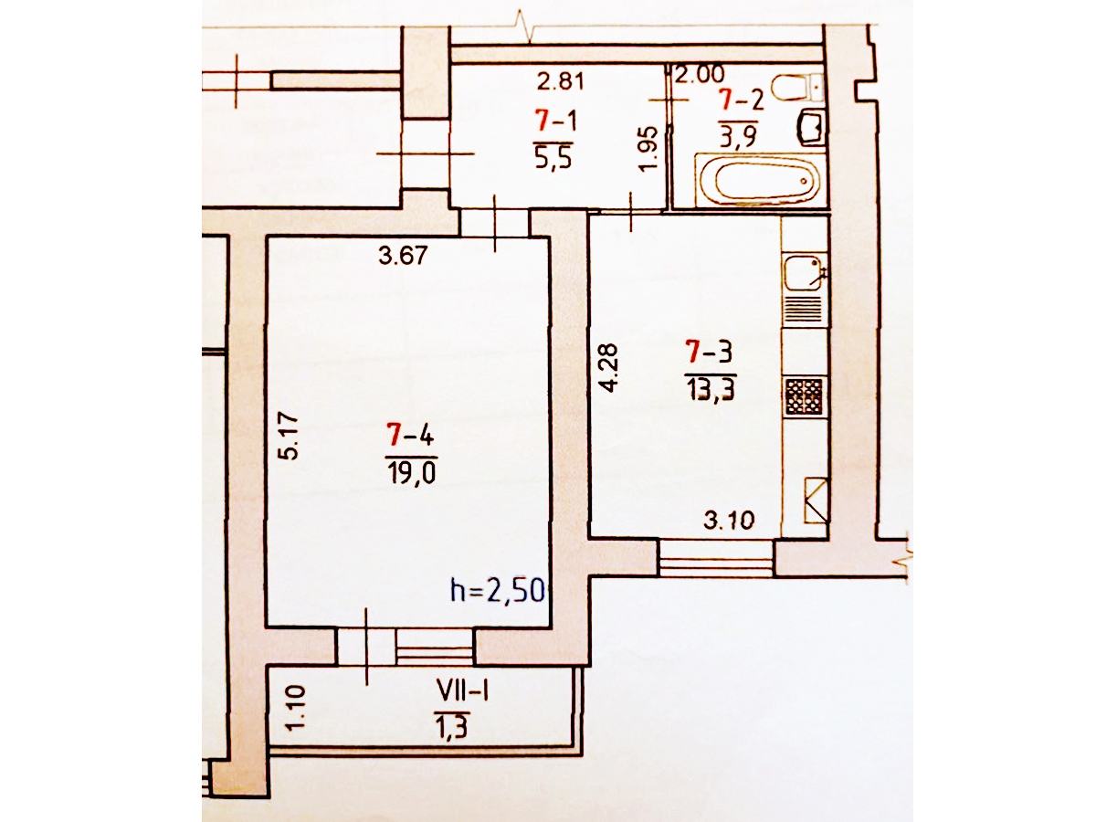1-кім. квартира, Тернопіль