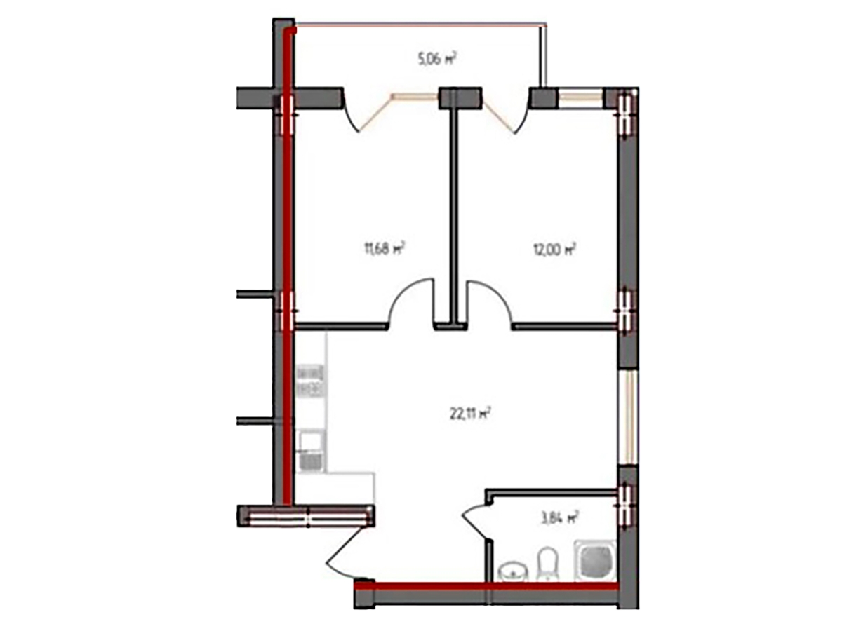2-кім. квартира, Тернопіль, Східний, вул. Підкови