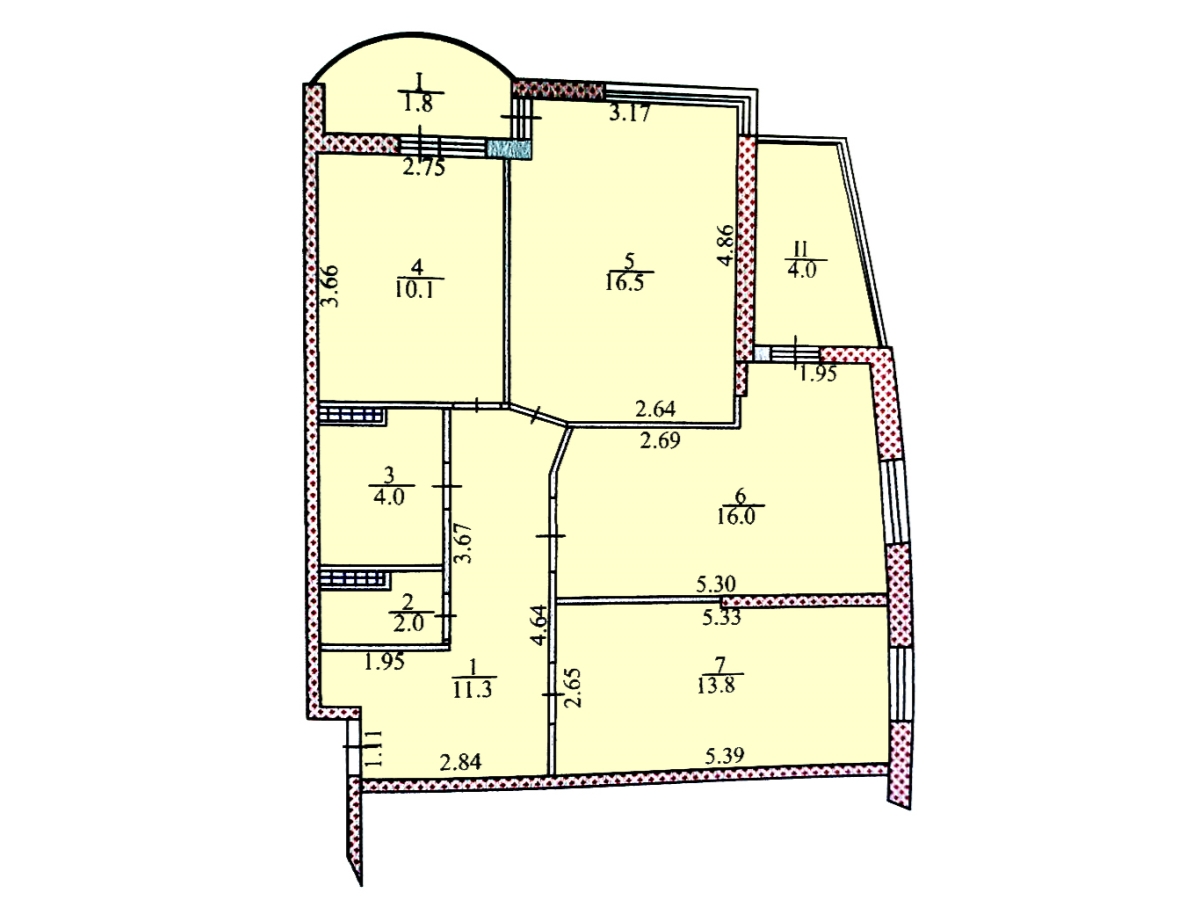 3-кім. квартира, Тернопіль, Північний, вул. Київська