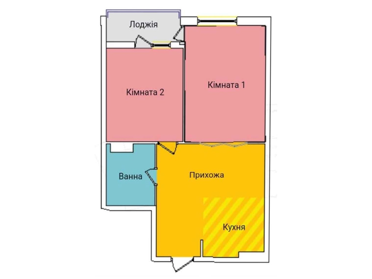 2-кім. квартира, Тернопіль, Північний, вул. Київська