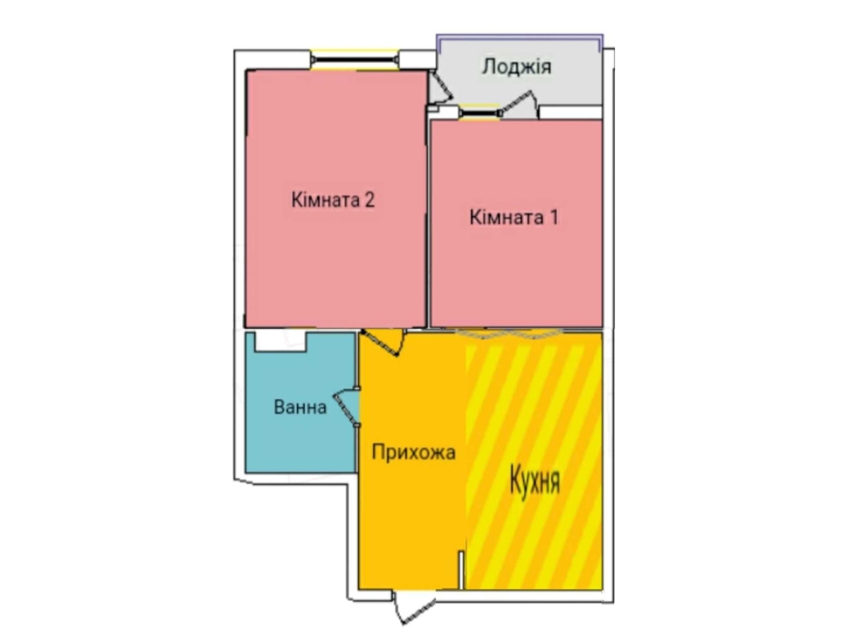 2-кім. квартира, Тернопіль, Північний, вул. Київська