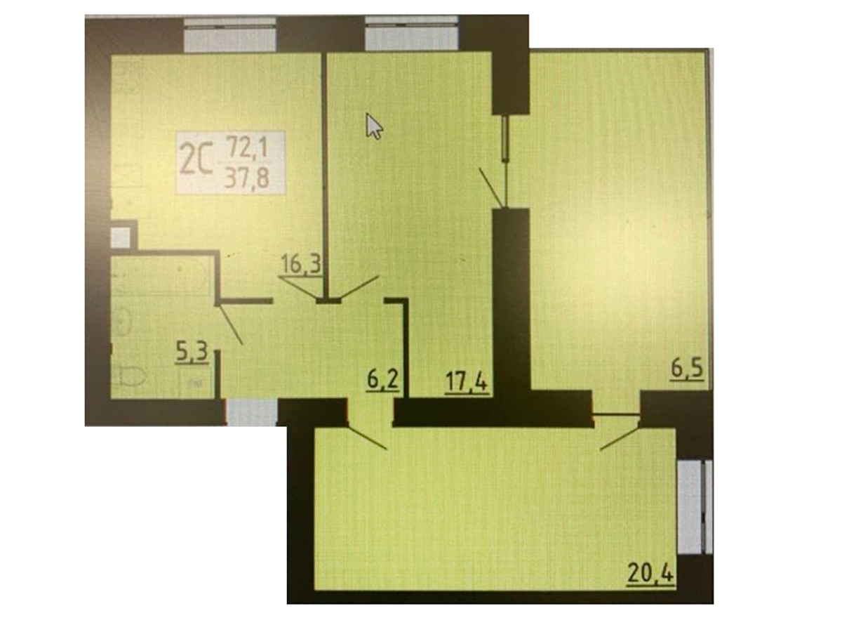 2-кім. квартира, Тернопіль, Бам, вул. Корольова