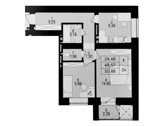 2-кім. квартира, Тернопіль, Бам, вул. Корольова