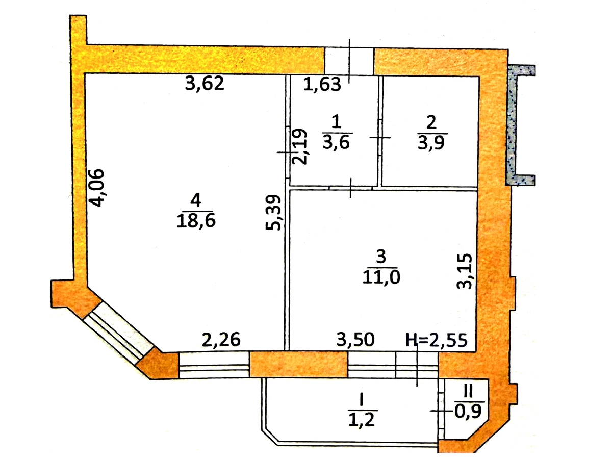 1-кім. квартира, Тернопіль, Східний, вул. Довженка