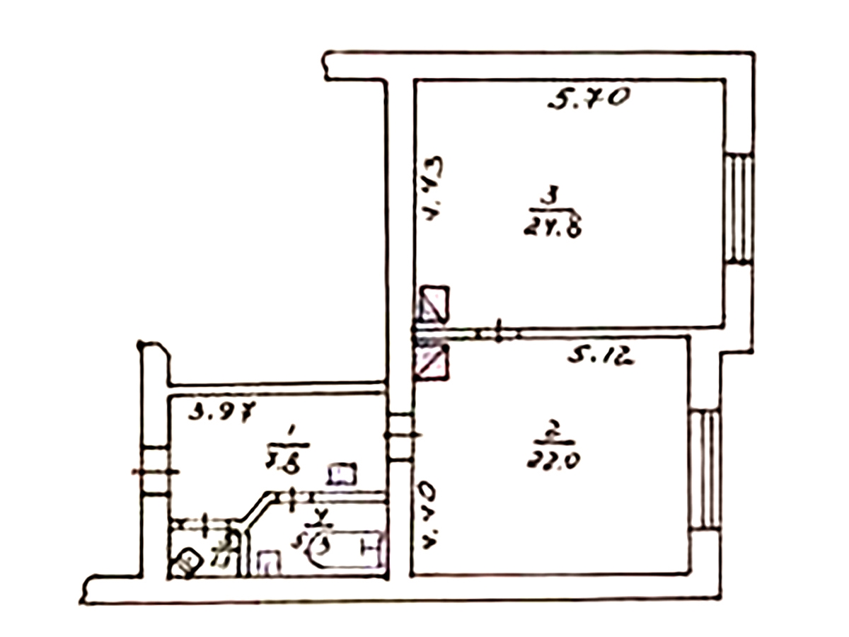 2-кім. квартира, Тернопіль, Новий світ, вул. Олени Теліги (Чехова)