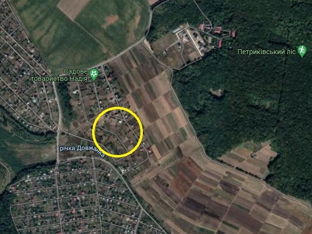 дачна ділянка, Петриків, Район будинку пристарілих