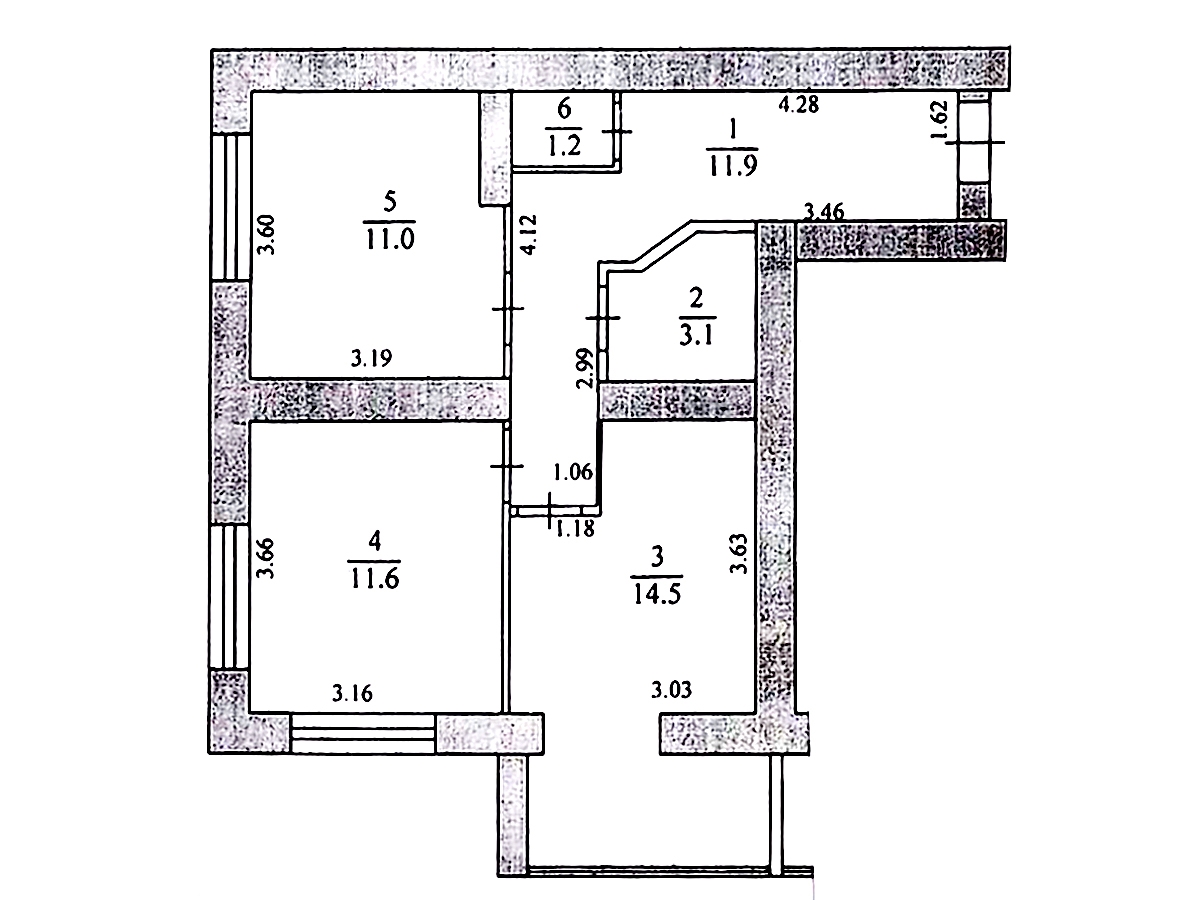 2-кім. квартира, Тернопіль, Бам, вул. Корольова