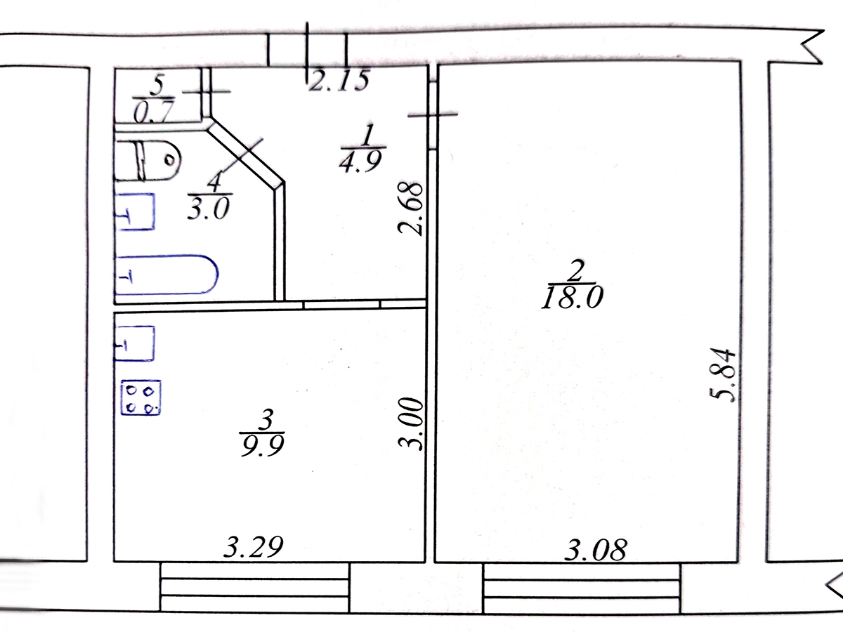 1-кім. квартира, Тернопіль, Бам, вул. Злуки