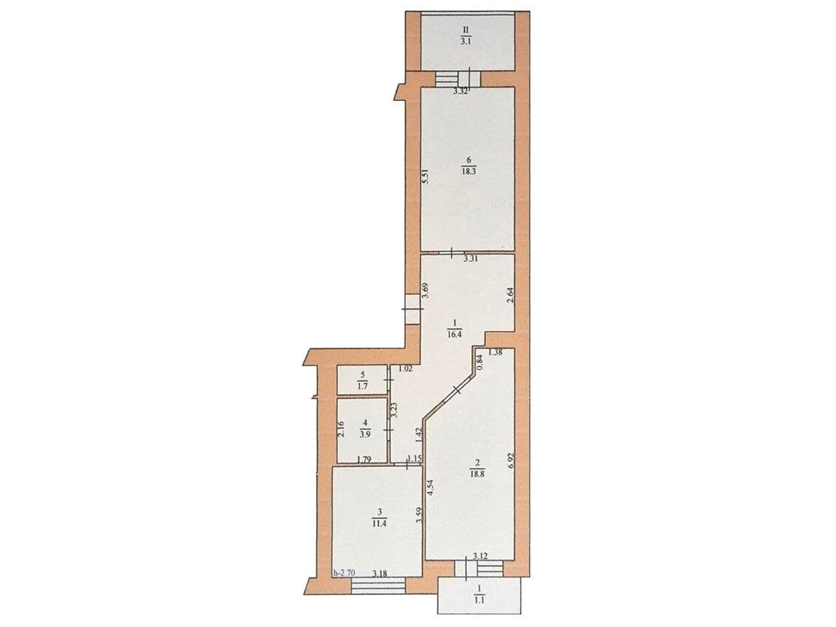 2-кім. квартира, Тернопіль, Центр, вул. Крушельницької