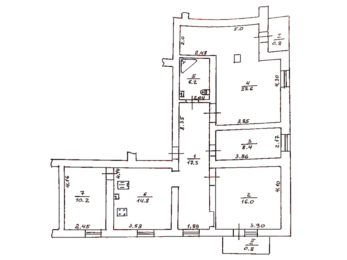 4-кім. квартира, Тернопіль, Старий парк, вул. Шопена