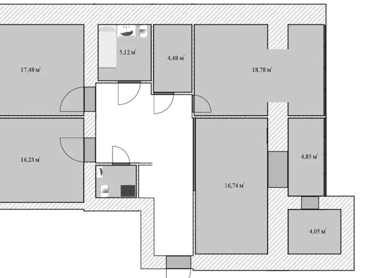 3-кім. квартира, Тернопіль, Дружба, вул. Тролейбусна