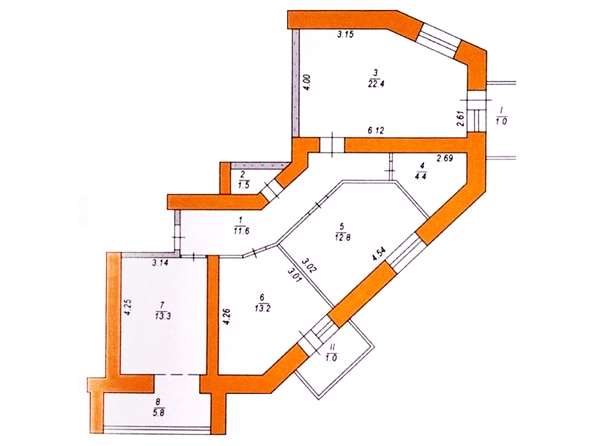 3-кім. квартира, Тернопіль, Дружба, вул. Будного