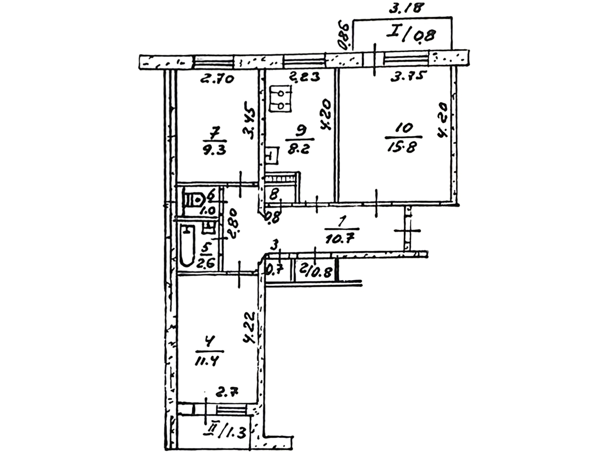 3-кім. квартира, Тернопіль, Бам, вул. Київська