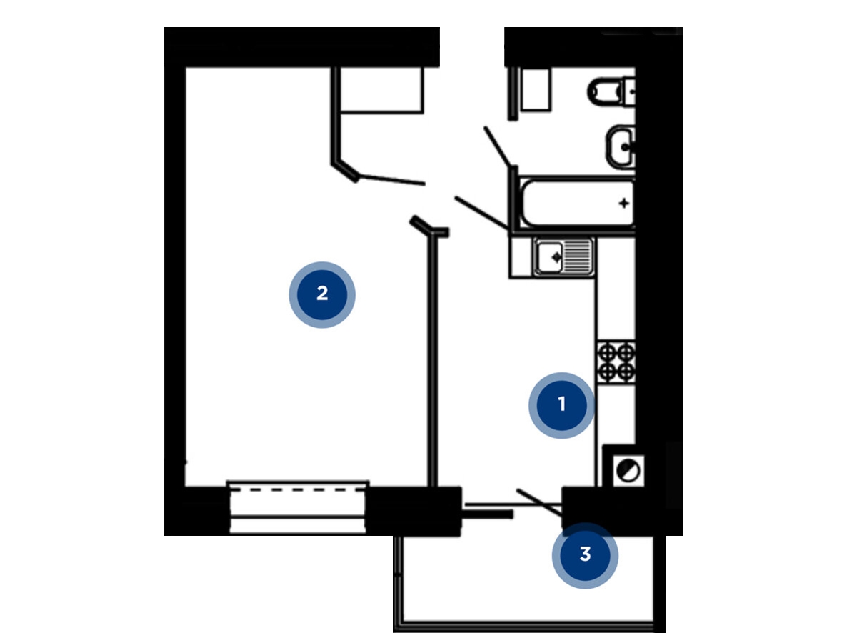 1-кім. квартира, Тернопіль, Аляска, вул. Володимира Великого