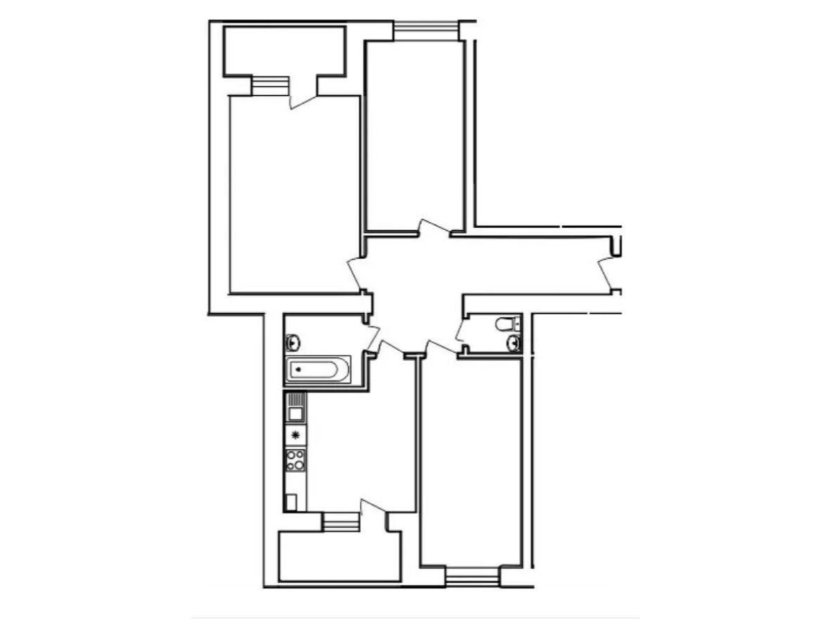3-кім. квартира, Тернопіль, Аляска, вул. Володимира Великого
