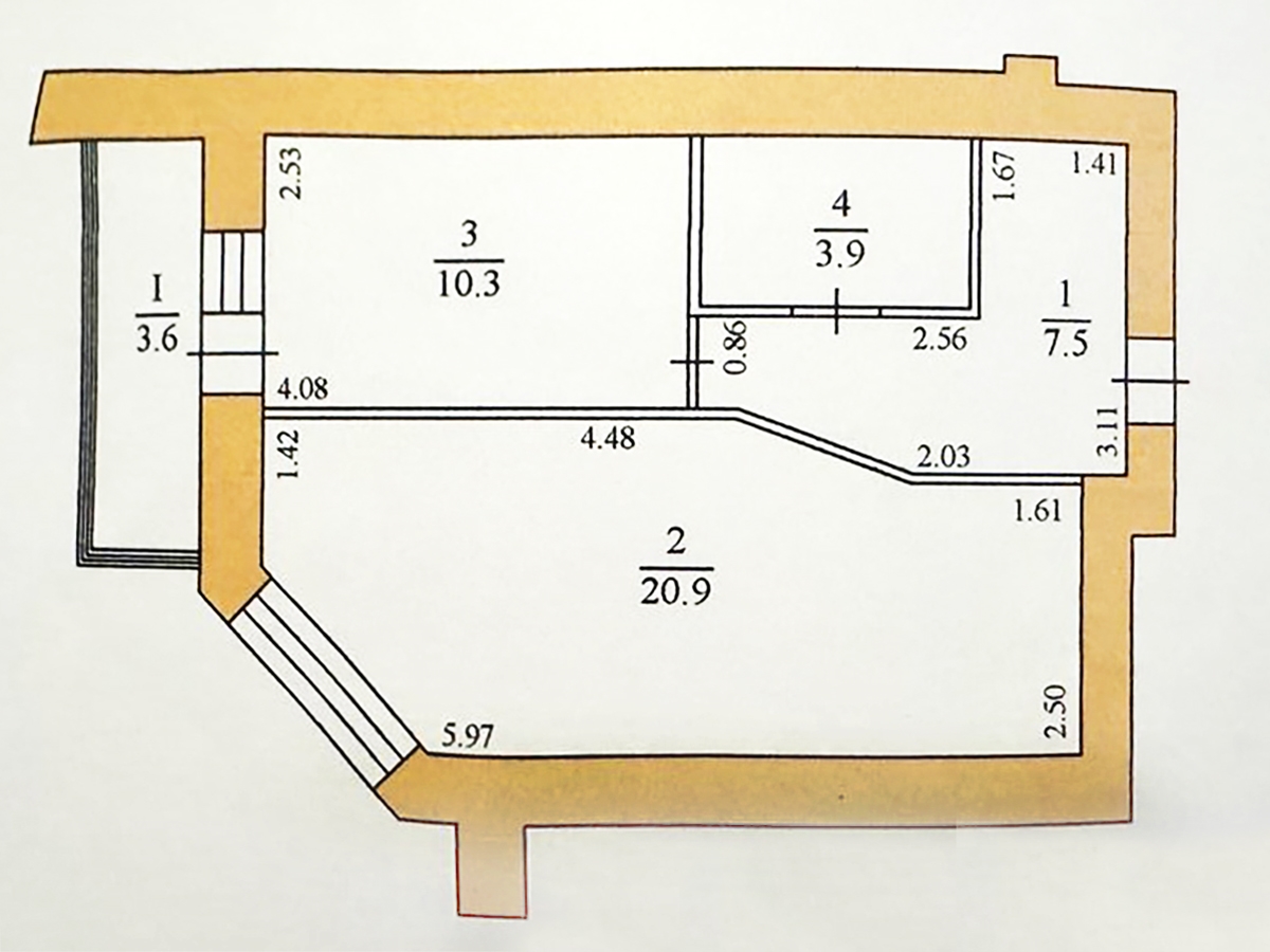 1-кім. квартира, Тернопіль, Новий світ, вул. Наливайка