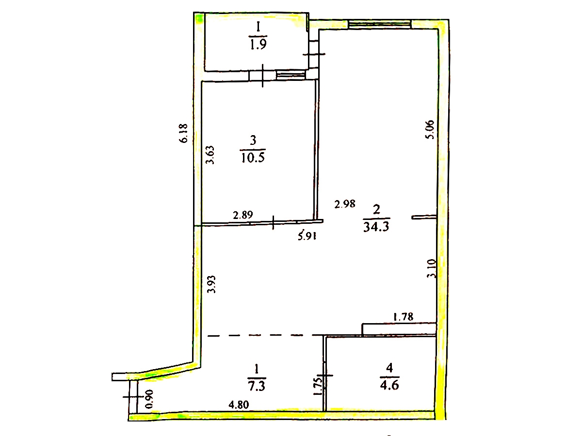 2-кім. квартира, Тернопіль, Північний, вул. Смакули