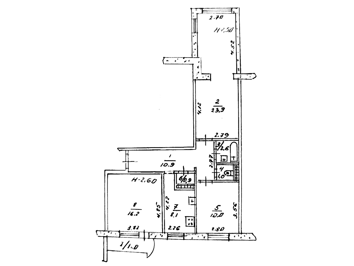 3-кім. квартира, Тернопіль, Дружба, бульв. Просвіти